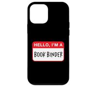 Carcasa para iPhone 12 Mini Hola, Soy una Carpeta de Libros - Divertido