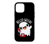 Carcasa para iPhone 12 Mini Hola-Ween Funny Ghost Pun