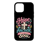 Carcasa para iPhone 12 Mini Hope As An Anchor Hebreos 6 19 Versículo de la Biblia