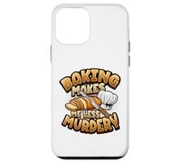 Carcasa para iPhone 12 Mini Hornear Me Hace Menos Asesinato Funny Baker