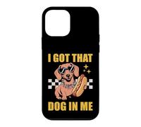 Carcasa para iPhone 12 Mini Hotdog Dachshund Tengo Ese Perro Dentro de mí Wiener Hot Dog