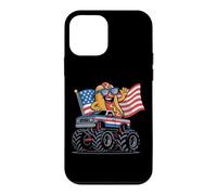 Carcasa para iPhone 12 Mini Hotdog Monster Truck Cool Wiener Salchicha 4 de Julio Hot Dog