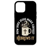 Carcasa para iPhone 12 Mini How Does Jesus Make Coffee? Hebrews It