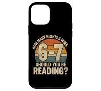 Carcasa para iPhone 12 Mini How Many Nights a Week Should You Be Reading Funny 6 7 Meme