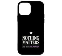 Carcasa para iPhone 12 Mini Humor existencial Nihilismo Humor Filosofía absurda