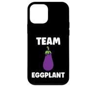 Carcasa para iPhone 12 Mini Humor Food Eggplant Simple Team Eggplant