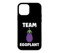 Carcasa para iPhone 12 Mini Humor Food Eggplant Simple Team Eggplant