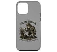 Carcasa para iPhone 12 Mini I Bury Things Frog Detective Dark Humor Gardener