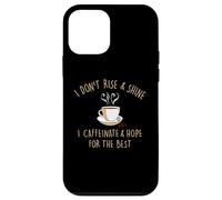 Carcasa para iPhone 12 Mini I Don't Rise and Shine I Caffeinate Baristas Coffee Lover