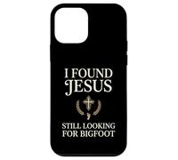 Carcasa para iPhone 12 Mini I Found Jesus Still Looking For Bigfoot Cristian fe Rezando