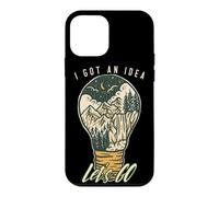 Carcasa para iPhone 12 Mini I Got An Idea Let's Go Outside Vintage Hiking Outdoors Lover