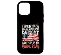 Carcasa para iPhone 12 Mini I Identify As An American Patriot This Is My Pride Flag