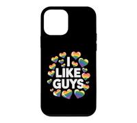 Carcasa para iPhone 12 Mini I Like Guys LGBTQ Orgullo Declaración Hombre Gay Aliado