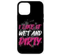 Carcasa para iPhone 12 Mini I Like it Wet and Dirty Muddy Race - Carrera de Barro