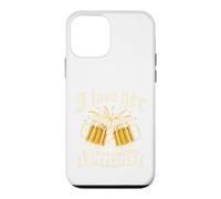 Carcasa para iPhone 12 Mini I Love Her Pretzels Pareja Divertida Oktoberfest