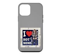 Carcasa para iPhone 12 Mini I Love Hot Moms Anime Camiseta Hombre Mujer Divertido Mensaje