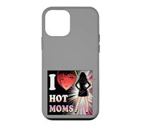 Carcasa para iPhone 12 Mini I Love Hot Moms Comic - Camiseta para Hombre y Mujer, diseño con Texto Divertido
