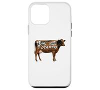 Carcasa para iPhone 12 Mini I Love Morning Cow Poop Smell Funny Farmer Rancher Cow Lover