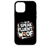 Carcasa para iPhone 12 Mini I Speak Fluent Woof - Entrenador de Perros