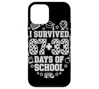 Carcasa para iPhone 12 Mini I Survived 67+33 Days of School Funny Math 100th Day School