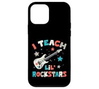 Carcasa para iPhone 12 Mini I Teach Lil' Rockstars, Profesor de música Rock, Banda de Guitarra
