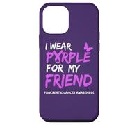 Carcasa para iPhone 12 Mini I Wear Purple for my Friend Pancreatic Cancer Awareness