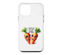 Carcasa para iPhone 12 Mini I Zanahoria Tell You How I Love You Pun Veggie Couple