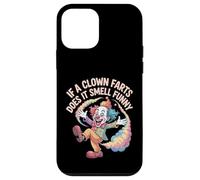 Carcasa para iPhone 12 Mini If A Clown Farts Does It Smell Funny Chistes de Circo -