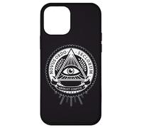 Carcasa para iPhone 12 Mini Illuminati Todo lo Viendo Ojo conspiración ilusión pirámide