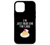 Carcasa para iPhone 12 Mini I'm Just Here For The Cake Funny Wedding Party Costume Cakes