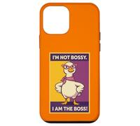 Carcasa para iPhone 12 Mini I'm Not Bossy I Am The Boss Funny Nurse Teacher Mom Kid