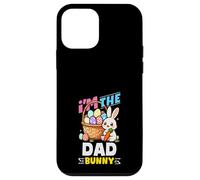 Carcasa para iPhone 12 Mini I'm The Dad Bunny Egg Hunting Familia Matching Easter