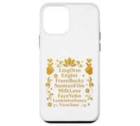 Carcasa para iPhone 12 Mini Impresión de lámina Dorada Thai GL Fandom- LingOrm, FreenBecky, Englot