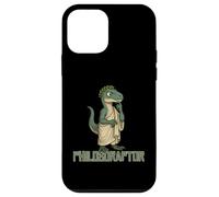 Carcasa para iPhone 12 Mini Impresión humorística de Philosoraptor Logic Thinker Dinosaur Meme