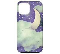 Carcasa para iPhone 12 Mini In My Fantasy Era Witchy Green Sage Purple Moon Phases Stars