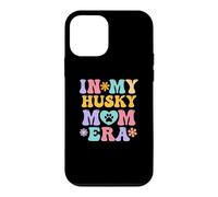 Carcasa para iPhone 12 Mini In My Husky Mom Era Funny Retro Groovy Husky Dog Dueño