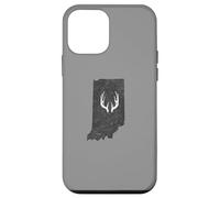Carcasa para iPhone 12 Mini Indiana IN Deer Hunting Shed Antlers Design