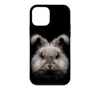 Carcasa para iPhone 12 Mini Inglés Angora Conejo Cara Bosque Fauna Silvestre