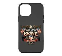 Carcasa para iPhone 12 Mini Inicio Brave 1776 Veterano Militar Patriótico 250 años