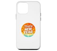 Carcasa para iPhone 12 Mini Insignia Moderna del círculo de Feliz año Nuevo