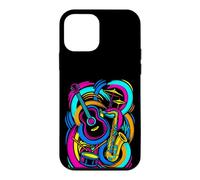 Carcasa para iPhone 12 Mini Instrumentos Musicales de Colores Flautista