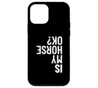 Carcasa para iPhone 12 Mini Is My Horse Okay Saltadores de Caballos Saltando Ecuestre Divertido