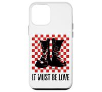 Carcasa para iPhone 12 Mini It Must Be Love 2 Tone Ska Music Checkerboard
