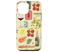 Carcasa para iPhone 12 Mini Italiano Europeo Verano Preppy Coastal Collage Estética