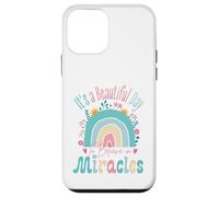 Carcasa para iPhone 12 Mini It's a Beautiful Day to Believe in Miracles Inspirational