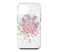 Carcasa para iPhone 12 Mini JAPÓN Sakura Disco Luna Flor DE Cereza