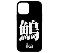 Carcasa para iPhone 12 Mini Japonés Kanji Ika Calamar Fish Japón Izakaya Otaku Souvenir