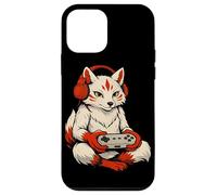 Carcasa para iPhone 12 Mini Japonés Kitsune Gamer Anime Retro Videojuegos Ukiyo-e