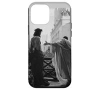 Carcasa para iPhone 12 Mini Jesucristo Arrestado Poncio Pilato Pintura Bíblica Negro