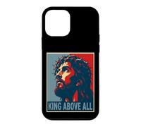 Carcasa para iPhone 12 Mini Jesucristo Rey sobre Toda Fe Cristiana